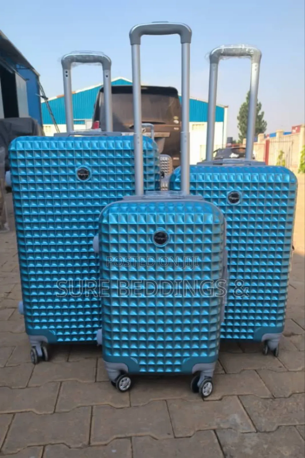 Coral Plastic Suitcases