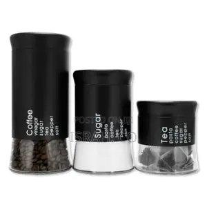 Food Storage Containers 3 Jars Organizer