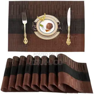 Woven Table Mats Brown