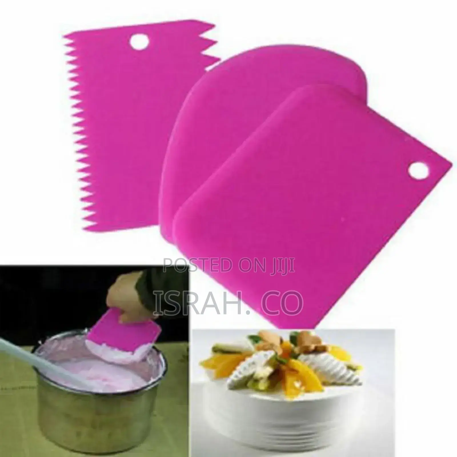 Pink Cake Scrappers
