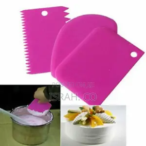 Pink Cake Scrappers