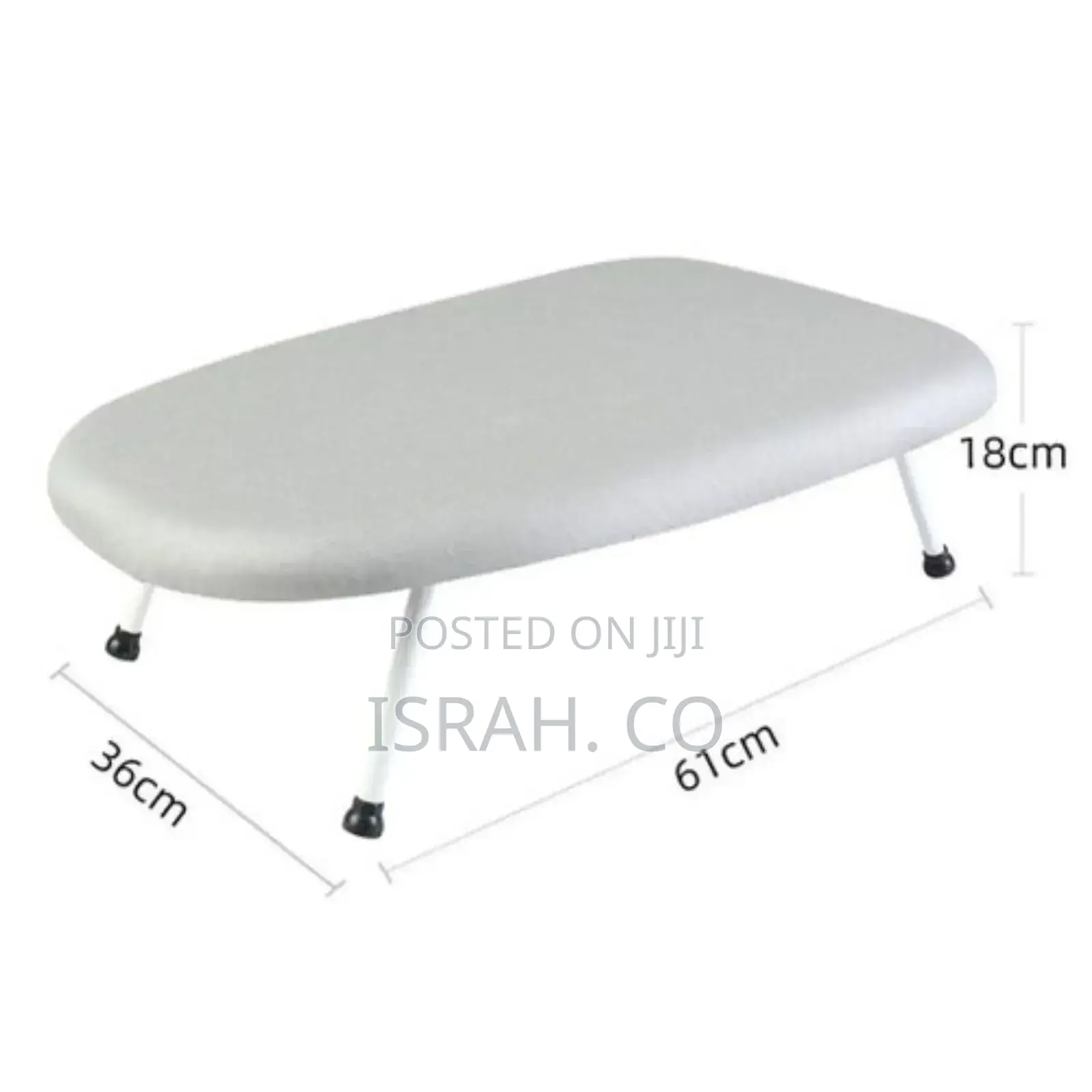 Desktop Small Bedroom Mini Table Ironing Board Light Gray