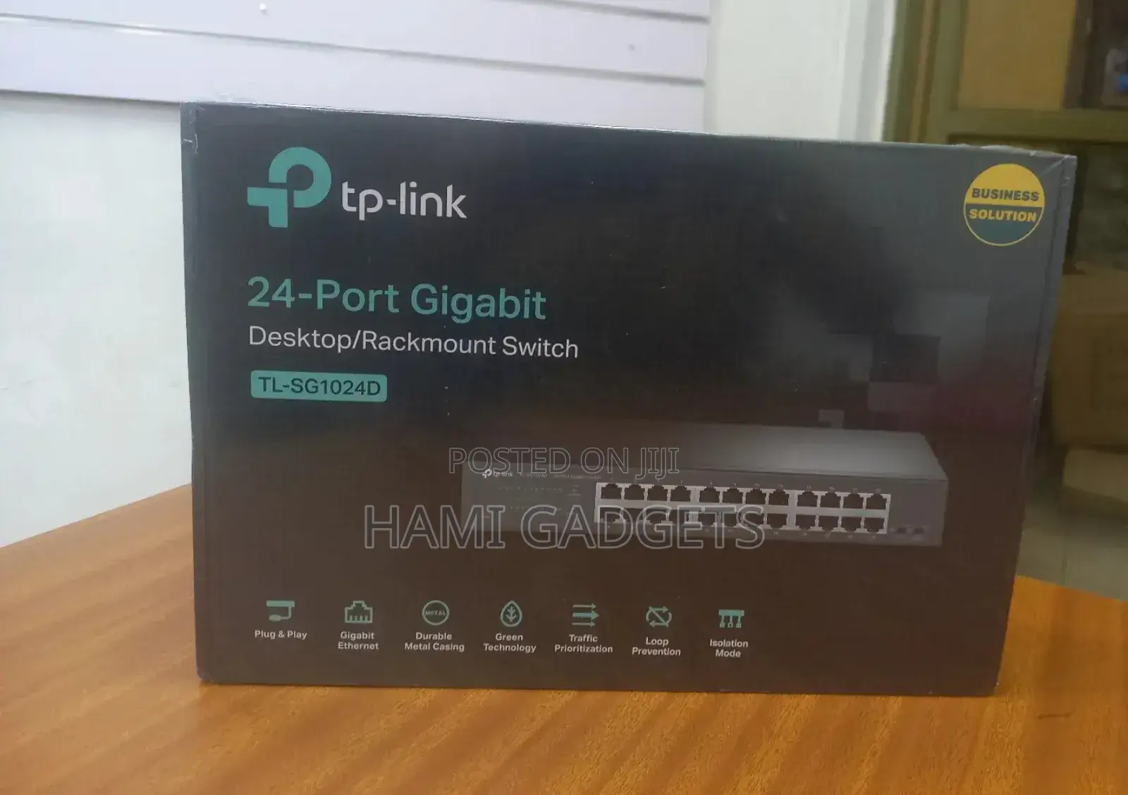 Tplink 24port Gigabit Desktop/Rack Mount Switch Tl Sg1024d