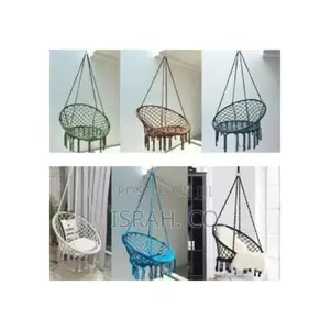 Cotton Rope, Iron Hoop Hammock Chairs