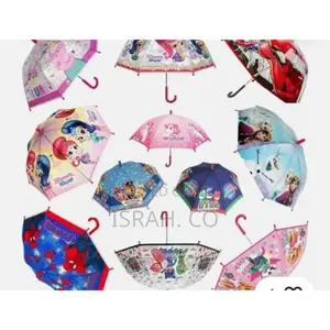 Auto Open Straight Kids Umbrella With Folding Handle