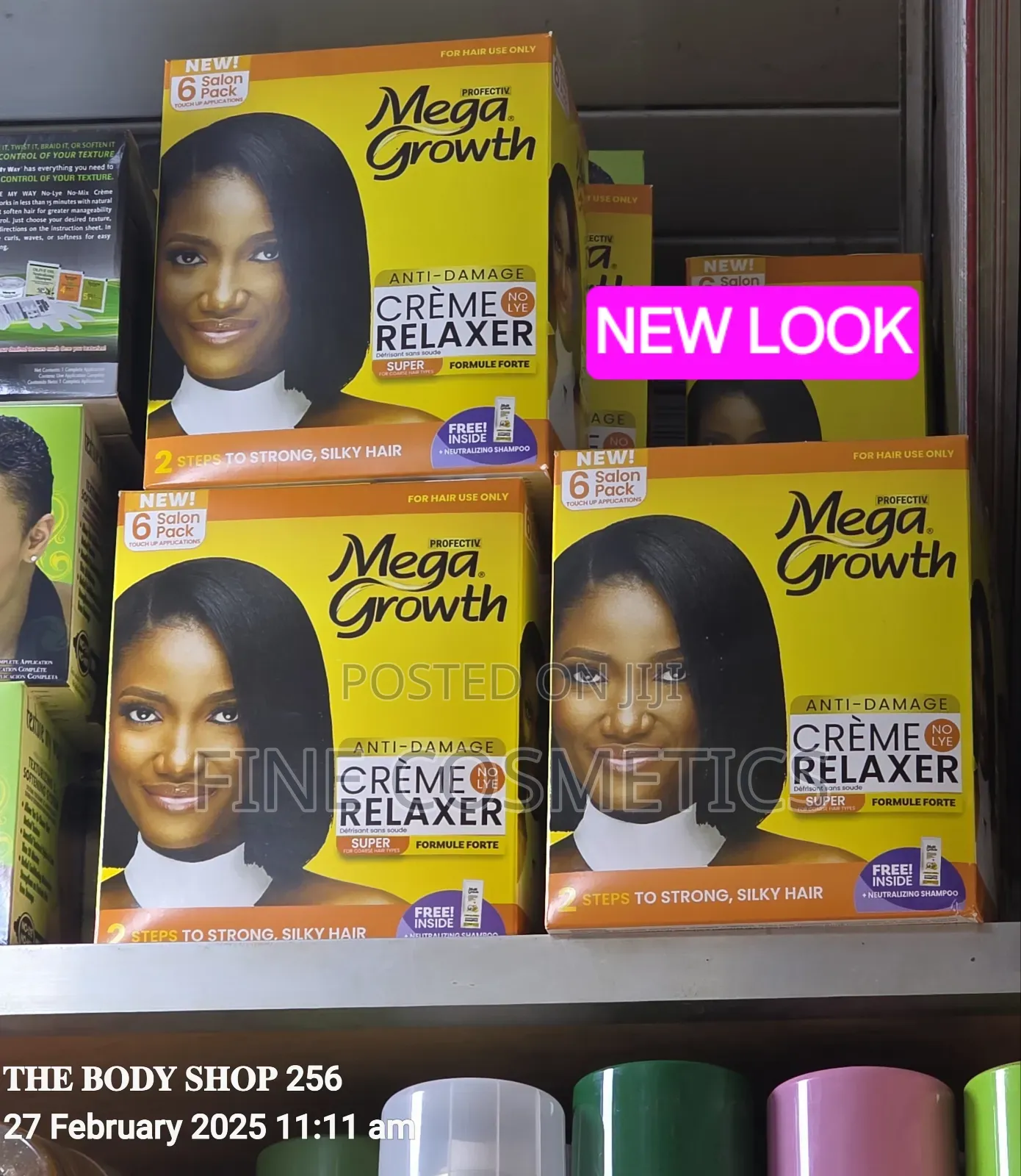 6pack Profectiv Mega Growth Anti-Damage No-Lye Relaxer Kit