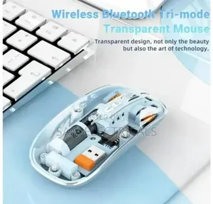 Transparent Glass Mouse