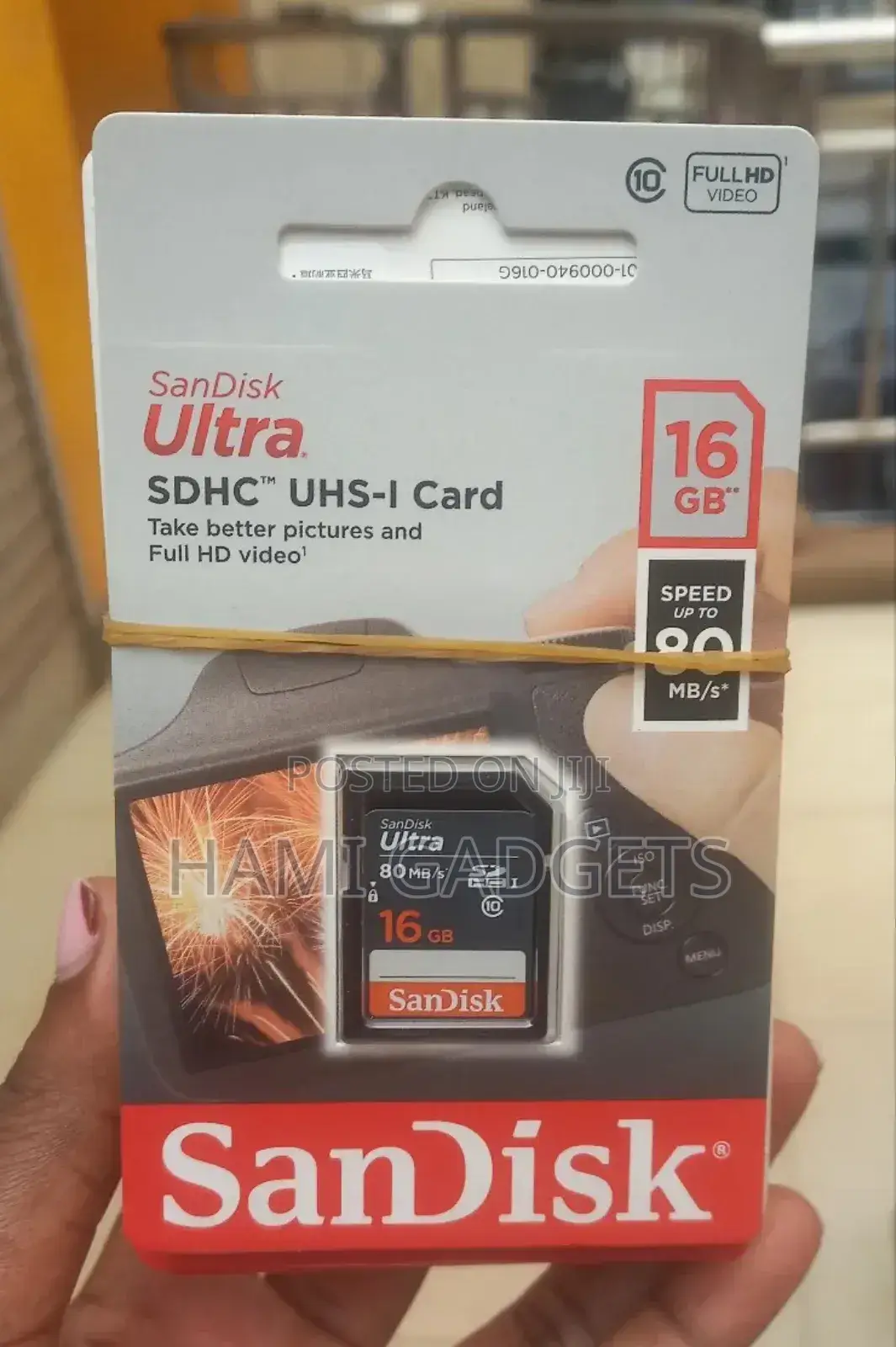 16gd Sandisk Ultra SDHC Uhs I Card Memorycard