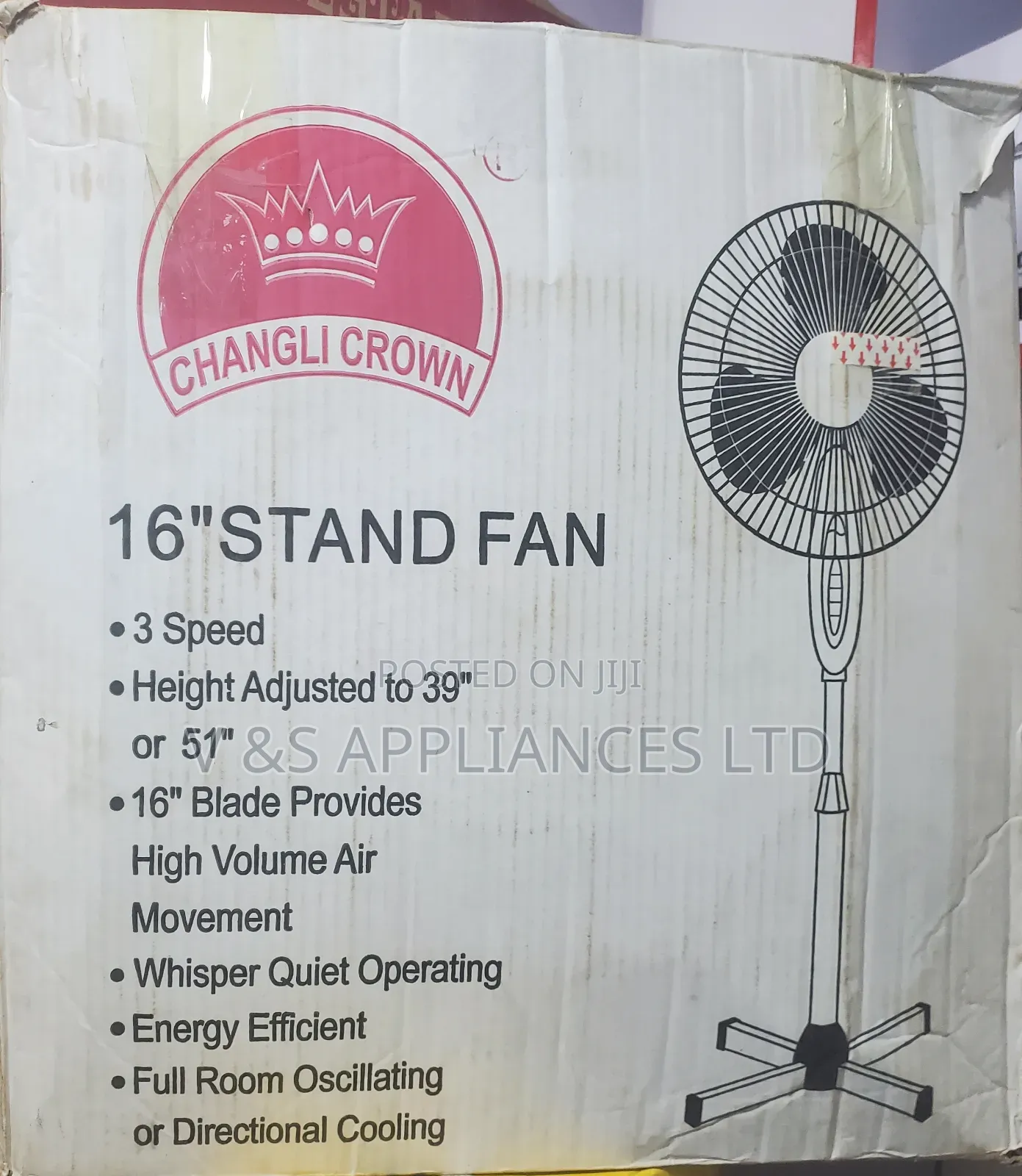 Chandling Crown Standing Fan