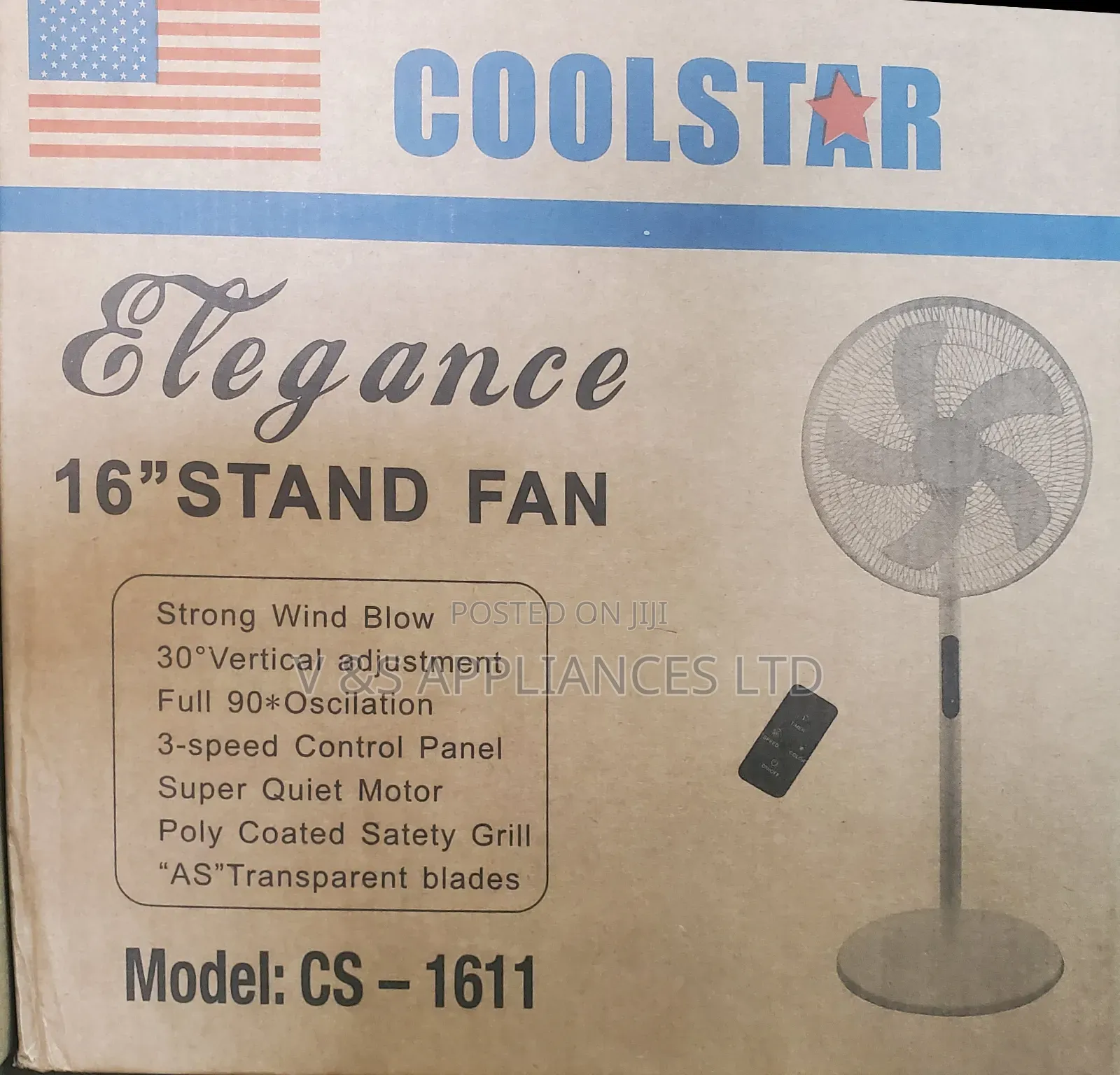 Coolstar Standing Fan