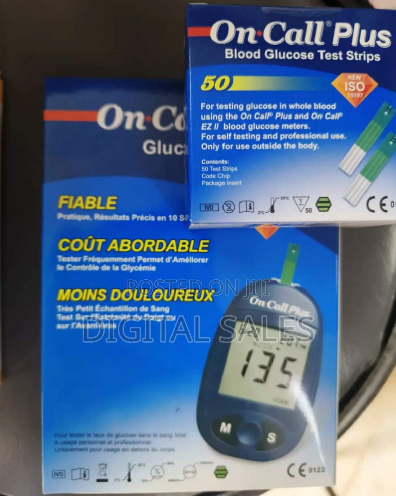 Blood Glucose Meter Plus Strips