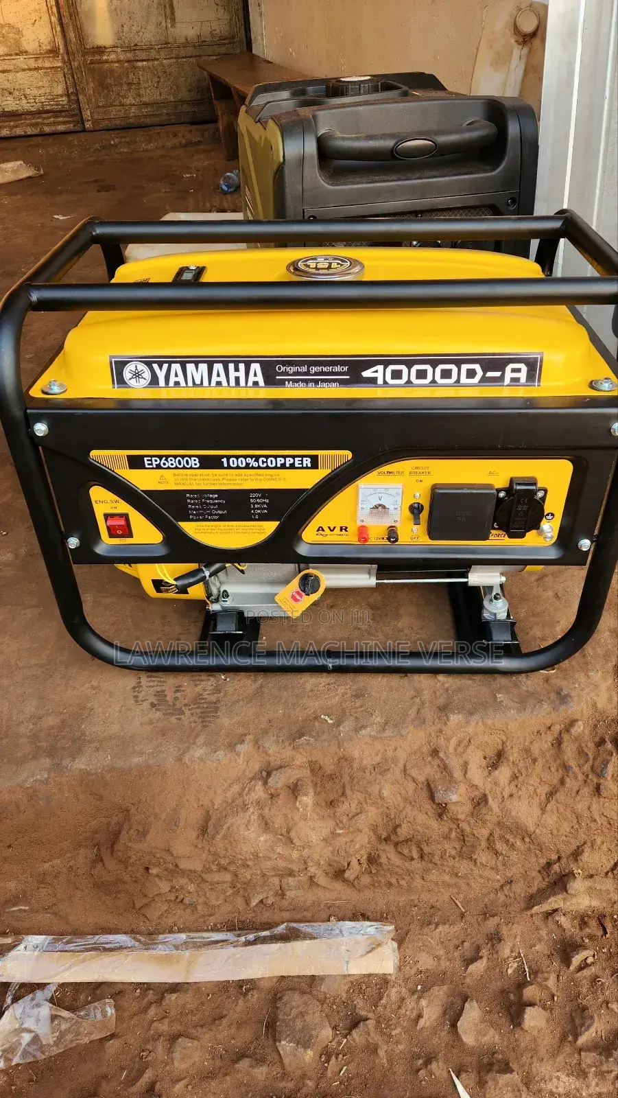 Yamaha Generator 4kva  Copper