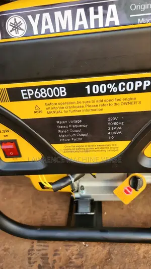 Yamaha Generator 4kva  Copper