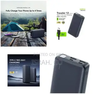 Oraimo Traveler 12 20000mah 12w Power Bank - Opb-1201 With