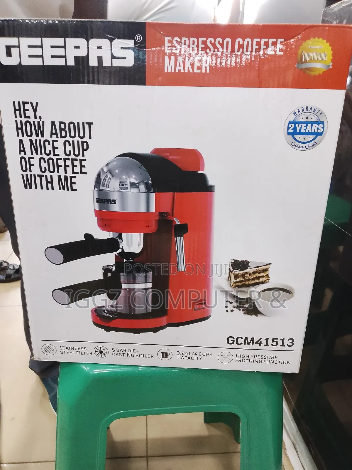 Geepas Espresso Coffee Maker