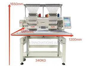 Two (2) Head Computer Embroidery Machine