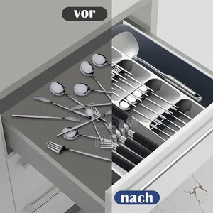 Expanding Cutlery, Utensil, and Gadget Organizer