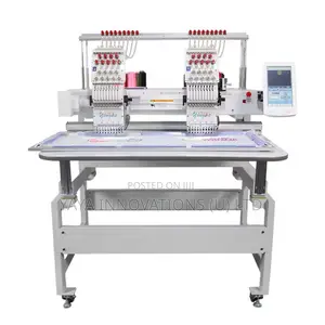 Automatic 2 Head High Quality Embroidery Machine