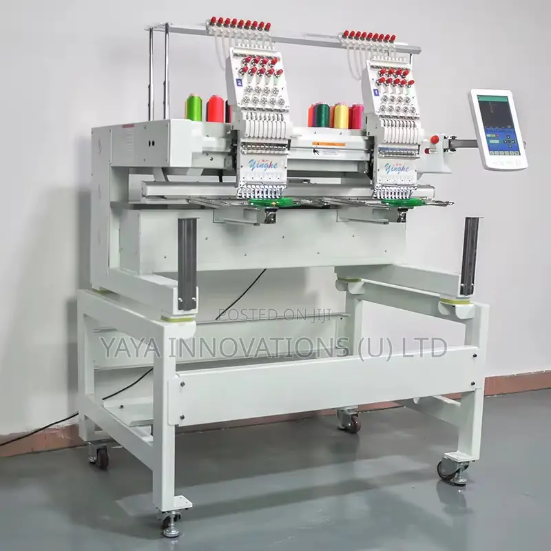 2 Head Multifunctional High Speed Embroidery Machine