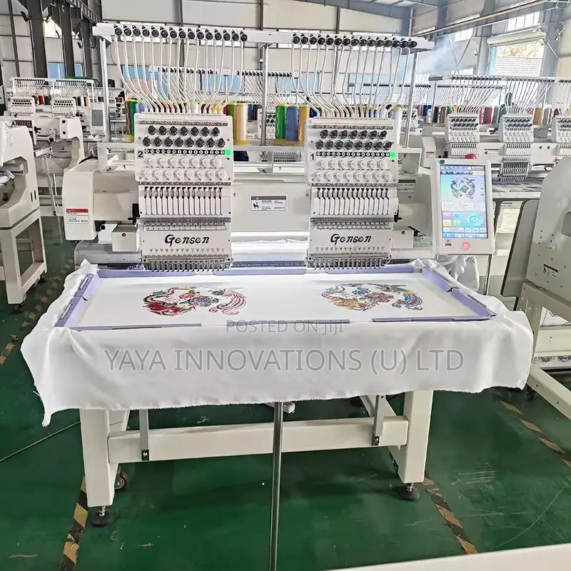 Embroidery Machine 2 Head 9 Colors