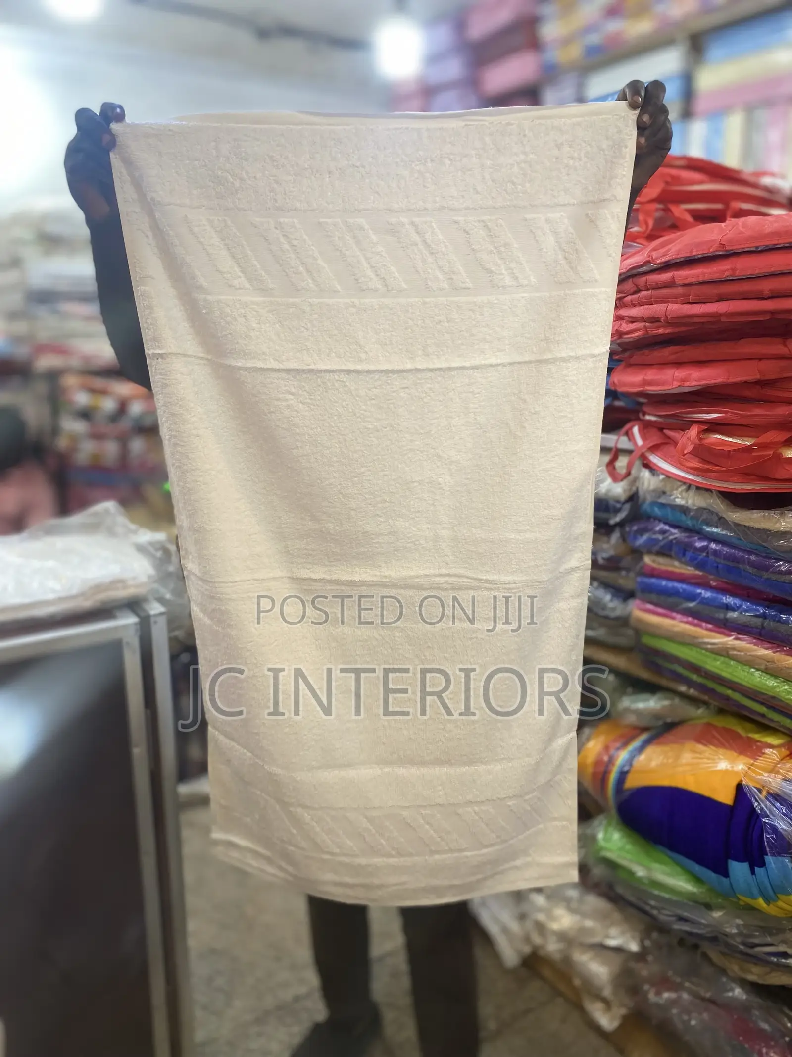 Plain White Saloon Towel
