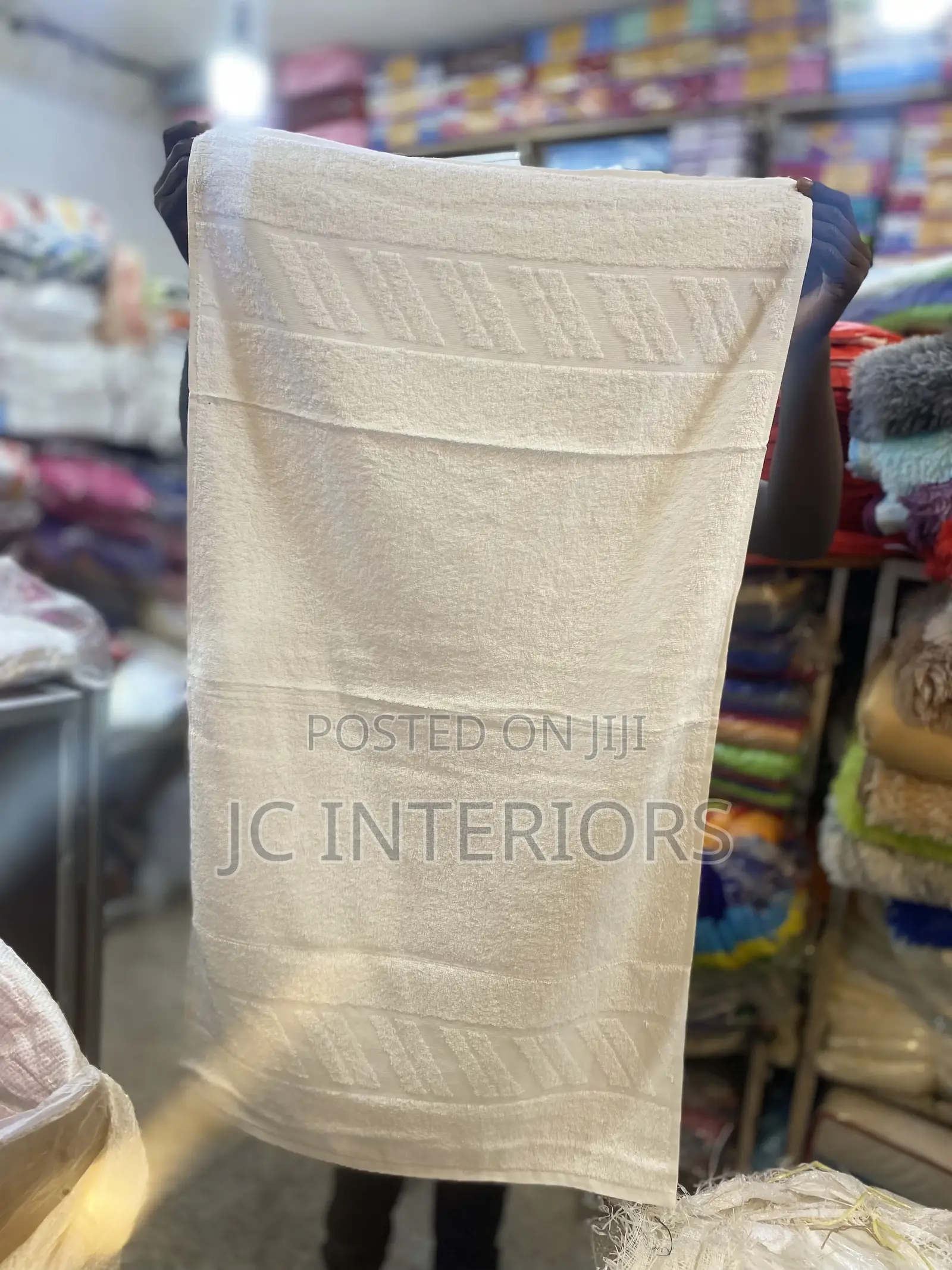 Plain White Saloon Towel