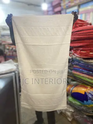 Plain White Saloon Towel