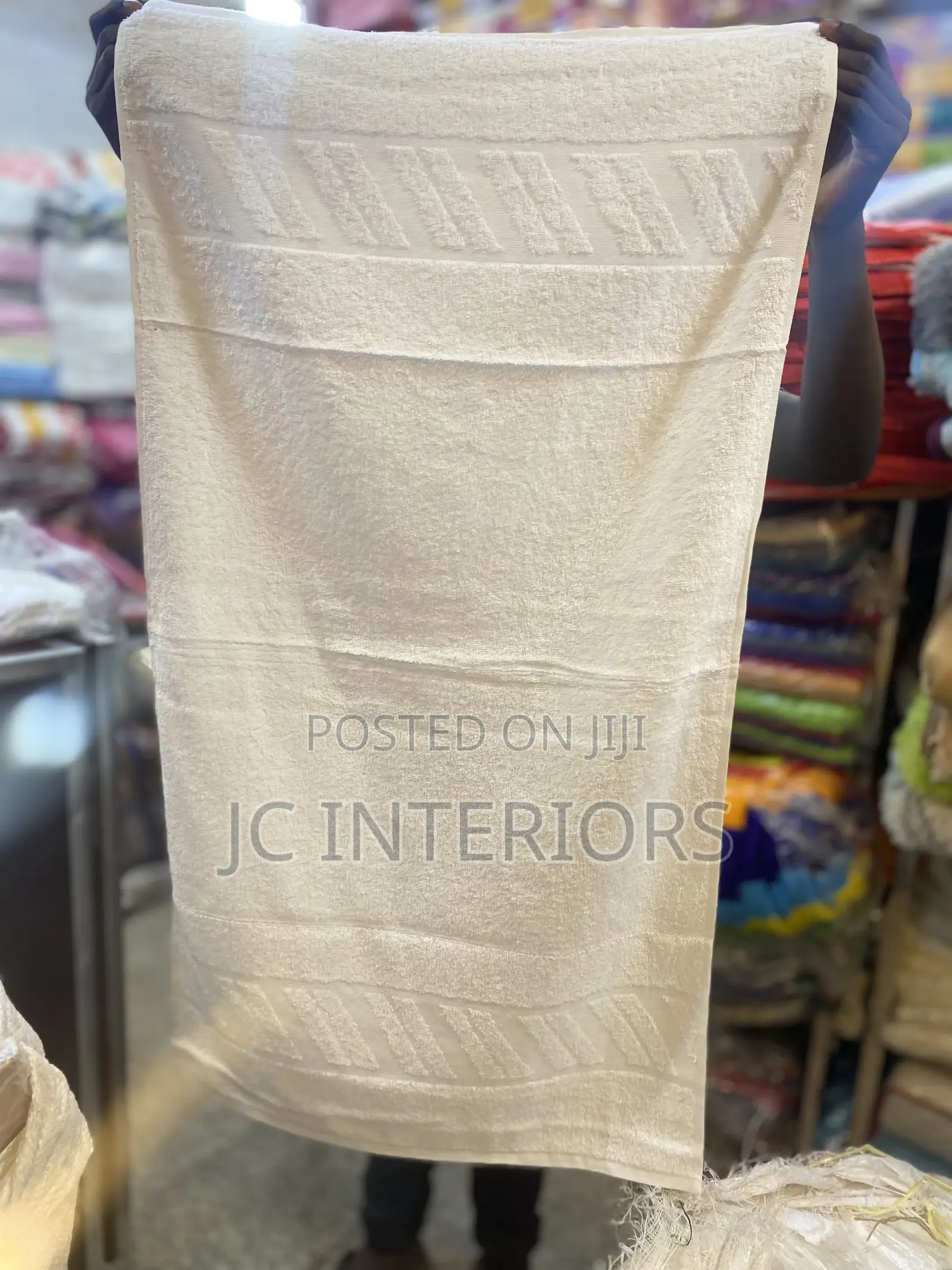 Plain White Saloon Towel