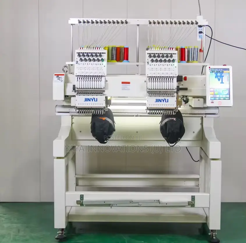 2 Head Embroidery Machine for Uniform Labelling