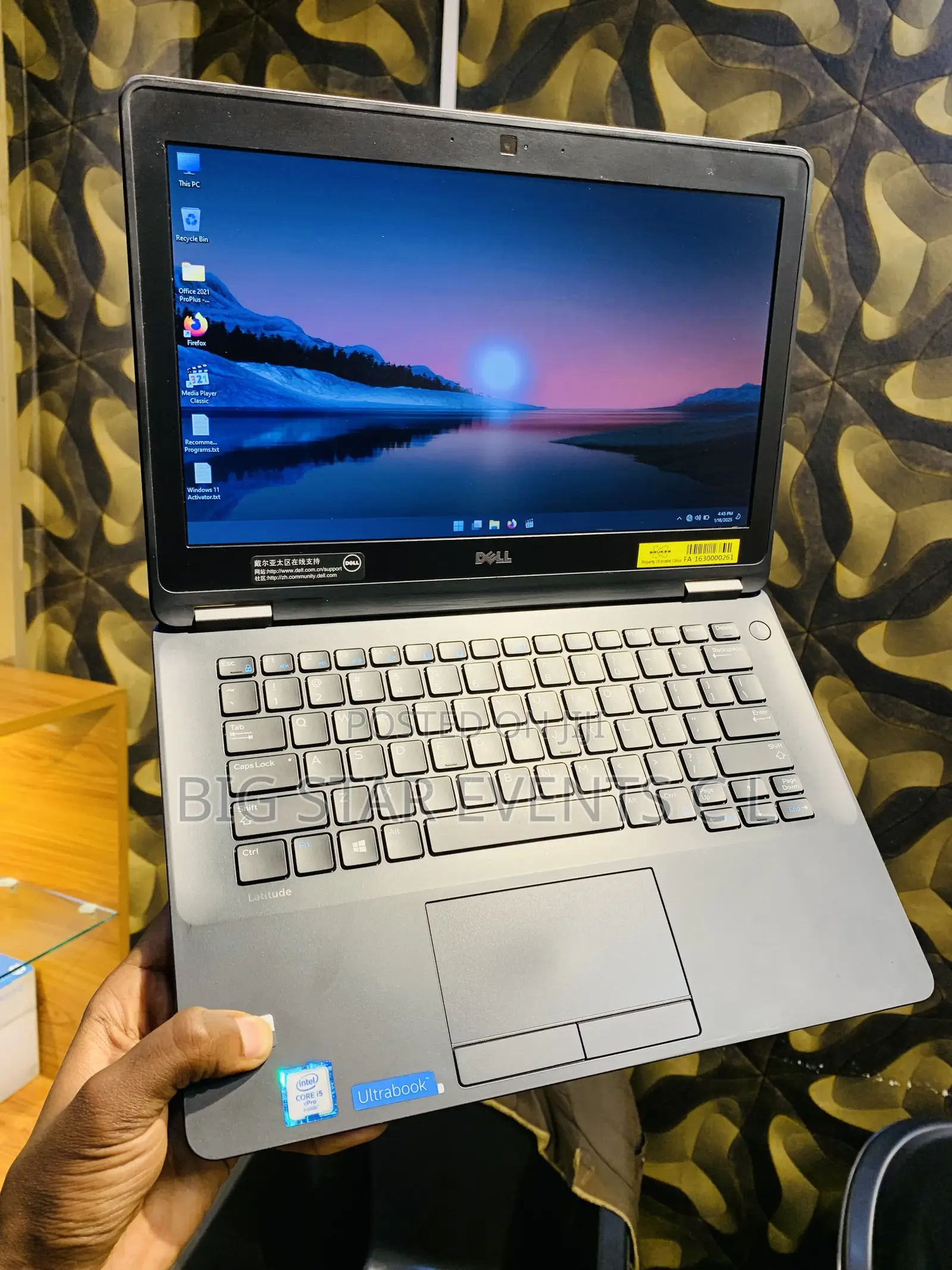 Laptop Dell Latitude 7280 8GB Intel Core I5 SSD 128GB