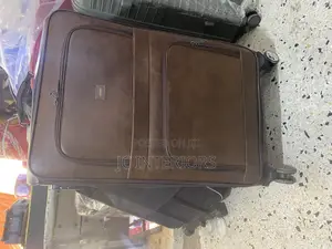 Dark Brown Leather Suitcases