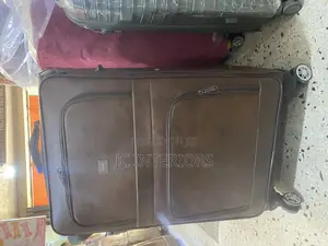 Dark Brown Leather Suitcases