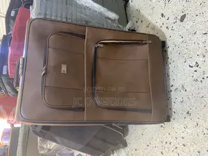Dark Brown Leather Suitcases