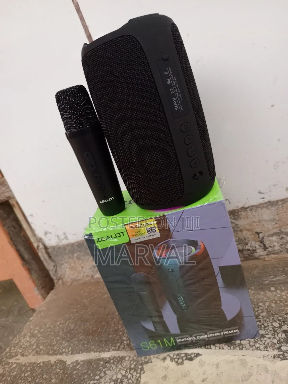 Zealot S61m Portable Wireless Speaker With Microphone