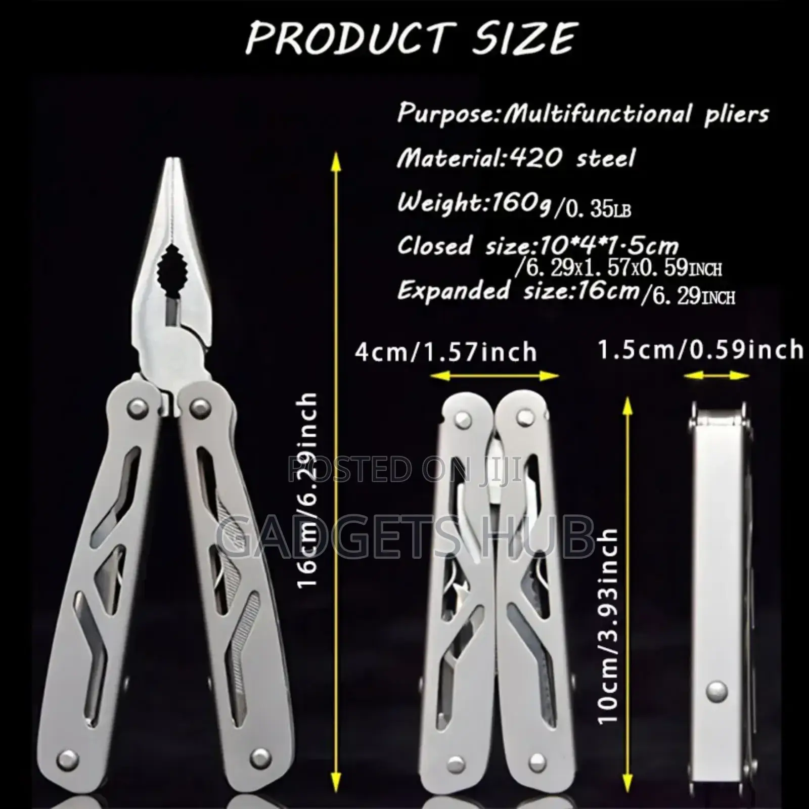 Multifunctional Pliers Pocket Knife Mini Folding Swiss Tool