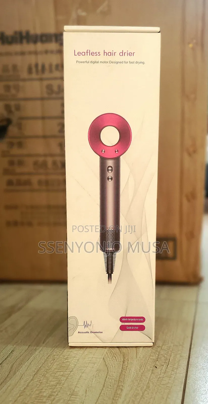 Portable Leafless Hair Drier - Fast-Drying And