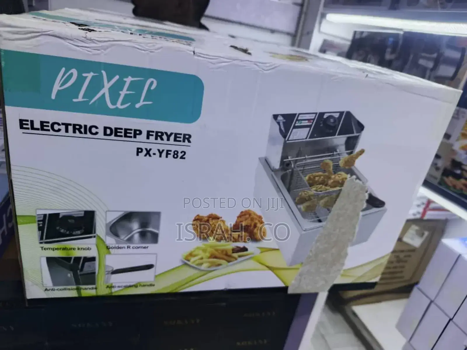 Pixel 6 Litres Commercialdeep Fryer Stainless Steel - Silver