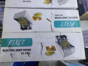 Pixel 6 Litres Commercialdeep Fryer Stainless Steel - Silver