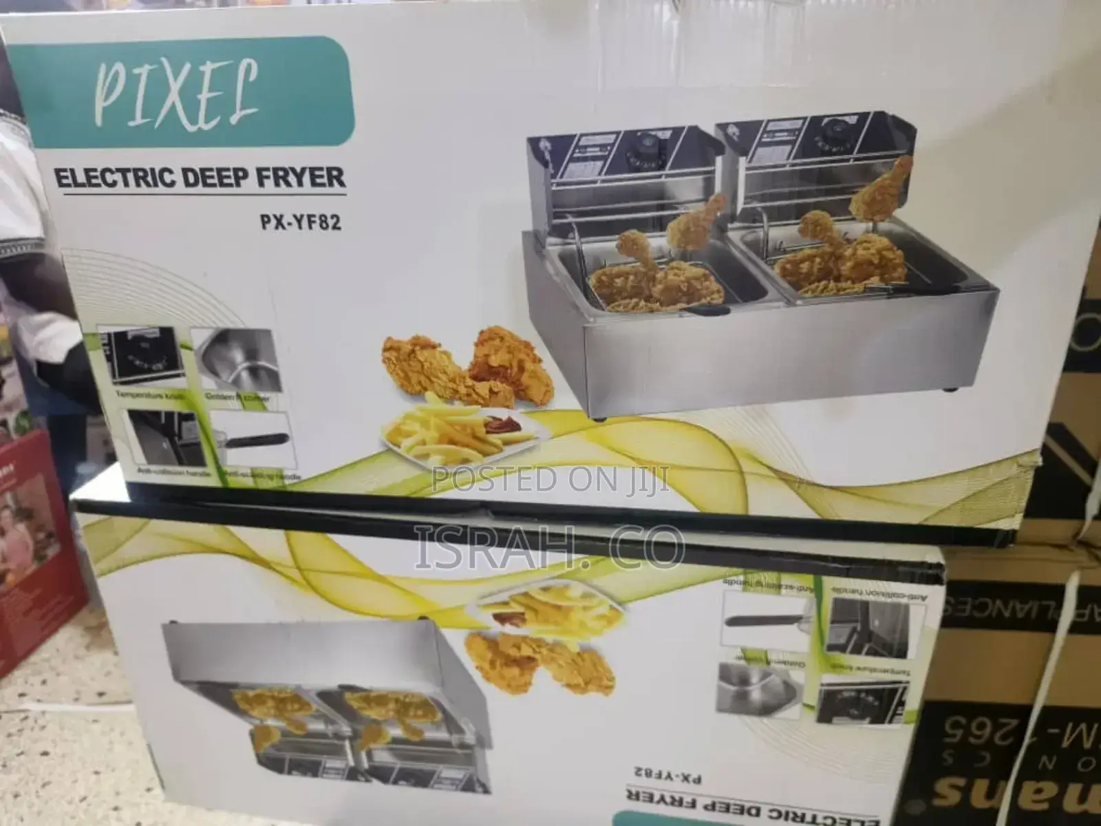 Pixel 6 Litres Commercialdeep Fryer Stainless Steel - Silver