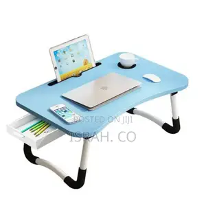 Folding Notebook Table With Cup Slot