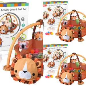 New Advanced 3 in 1 Lion Activity Gym and Ball Pot