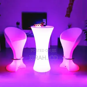 1 Piece Color Changing Led Luminous Waist Bar Cocktail Table