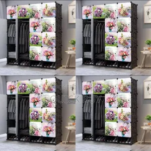 4 Column Multifunctional Wardrobe