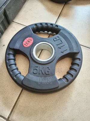 5kg Rubber-Coated Weight Plate