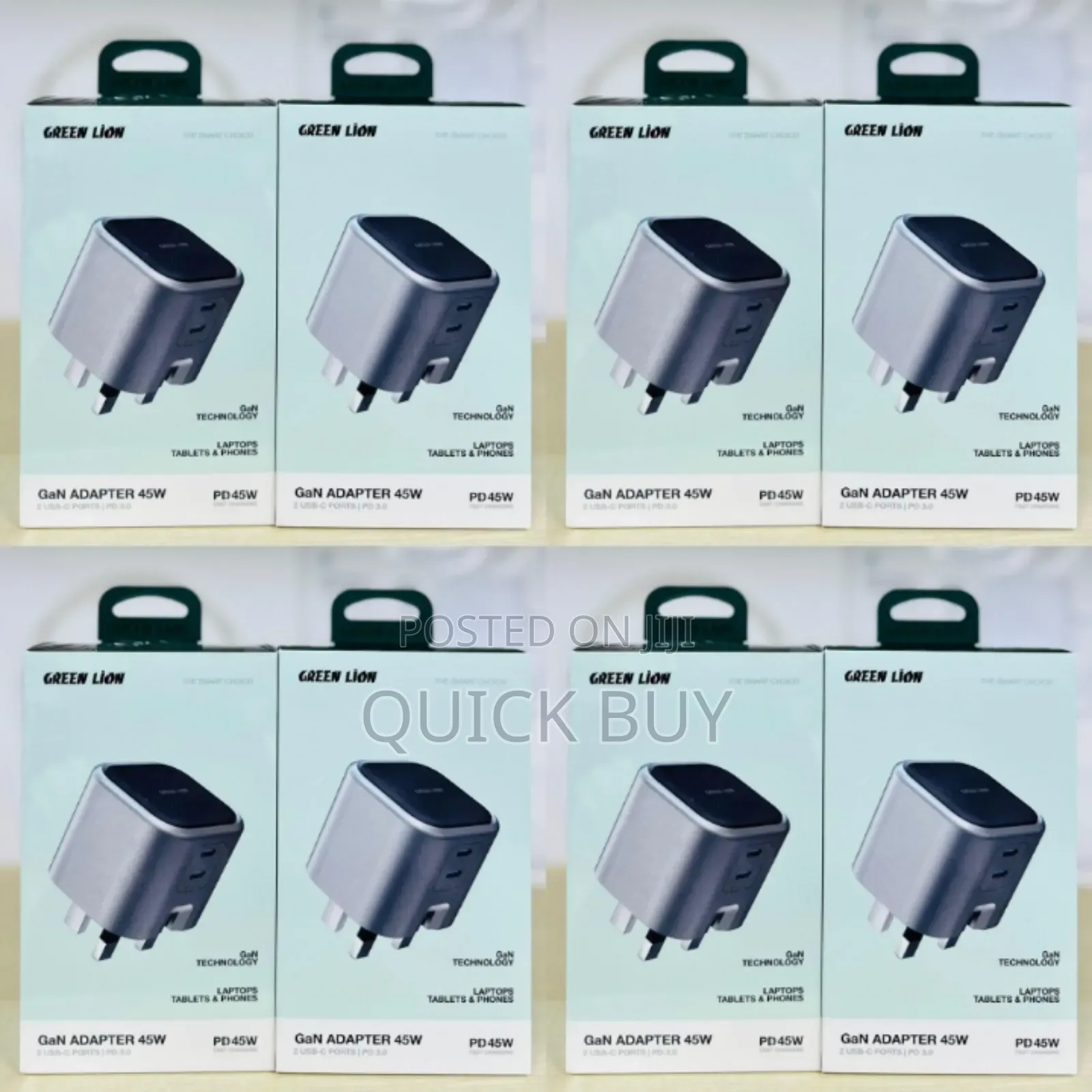 Green Lion Gan Adapter 45w Pd