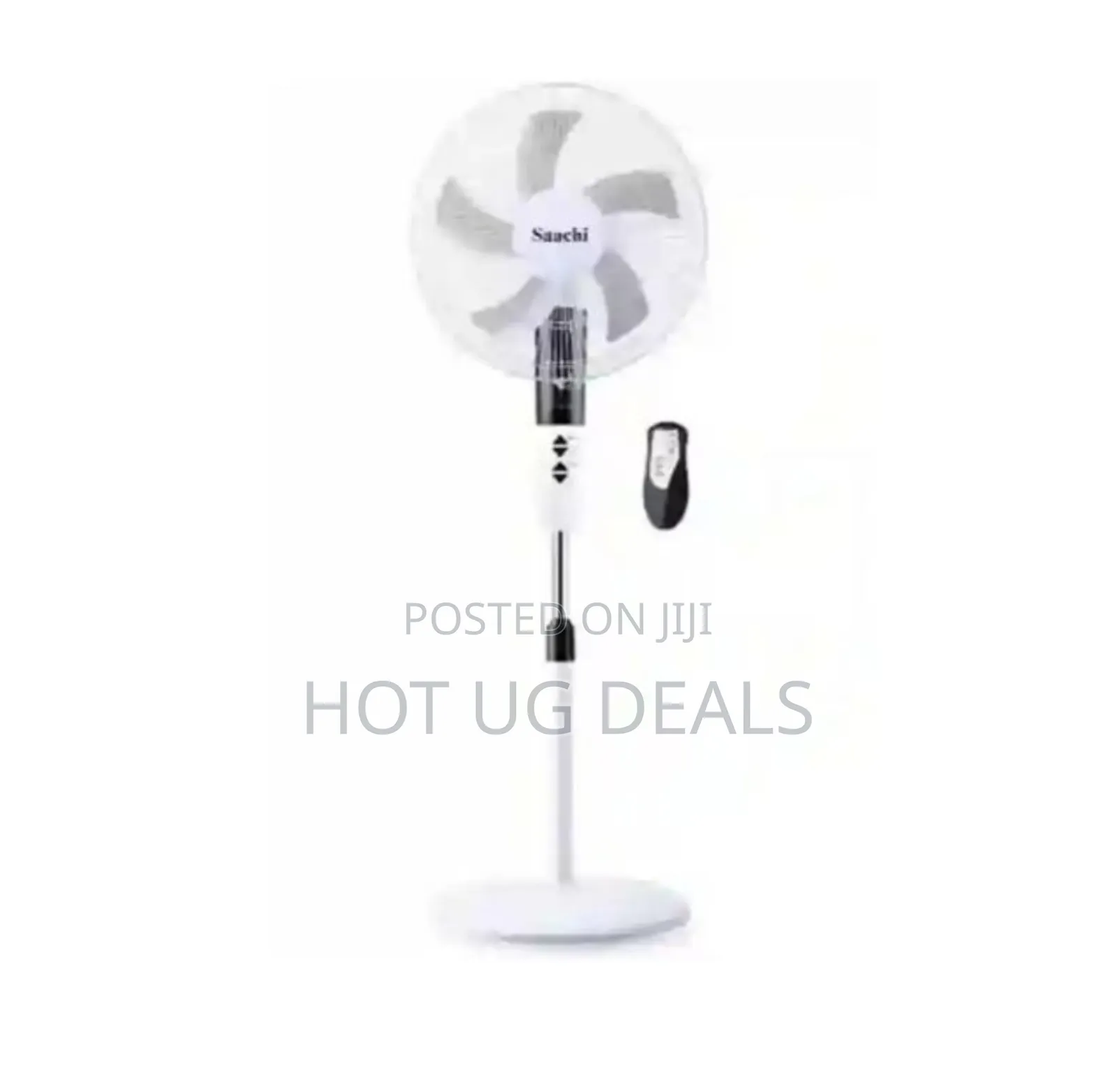 Saachi Stand Fan With Remote Control, 3 Speed, 3 Wind Mode