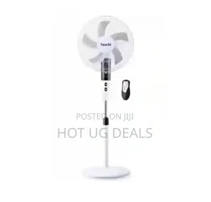 Saachi Stand Fan With Remote Control, 3 Speed, 3 Wind Mode