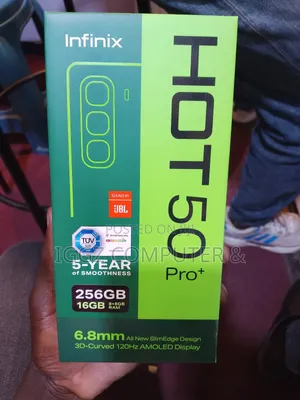 New Infinix Hot 50 Pro+ 4G 256 GB Black