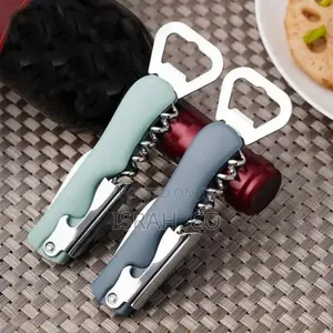 Portable Corkscrew Wine Bottle Opener Stainless Steel Screw