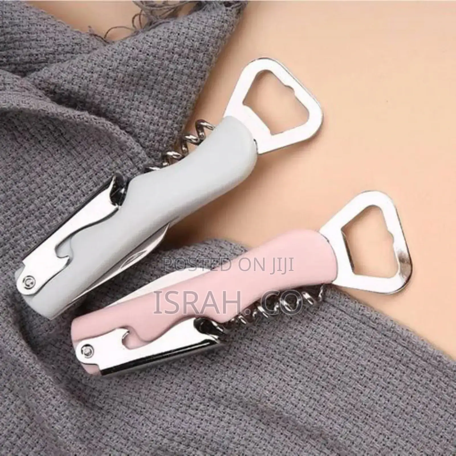 Portable Corkscrew Wine Bottle Opener Stainless Steel Screw